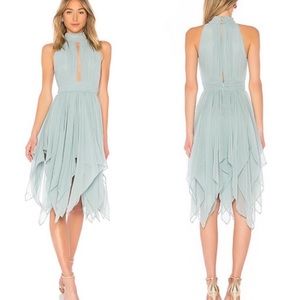 Michael Costello x REVOLVE Andrea Dress in Seafoam